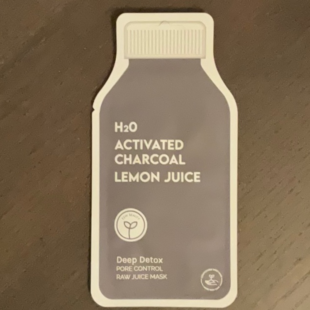 ESW Beauty H2O Activated Charcoal Lemon Juice Mask
